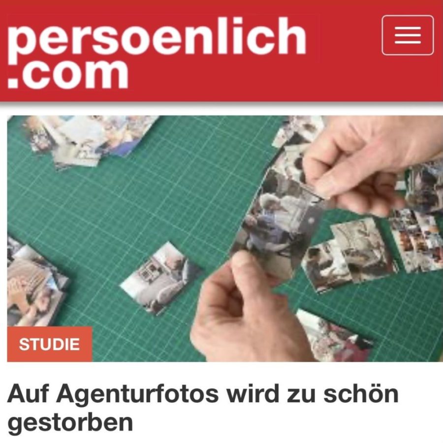 Screenshot der Website von persoenlich.com