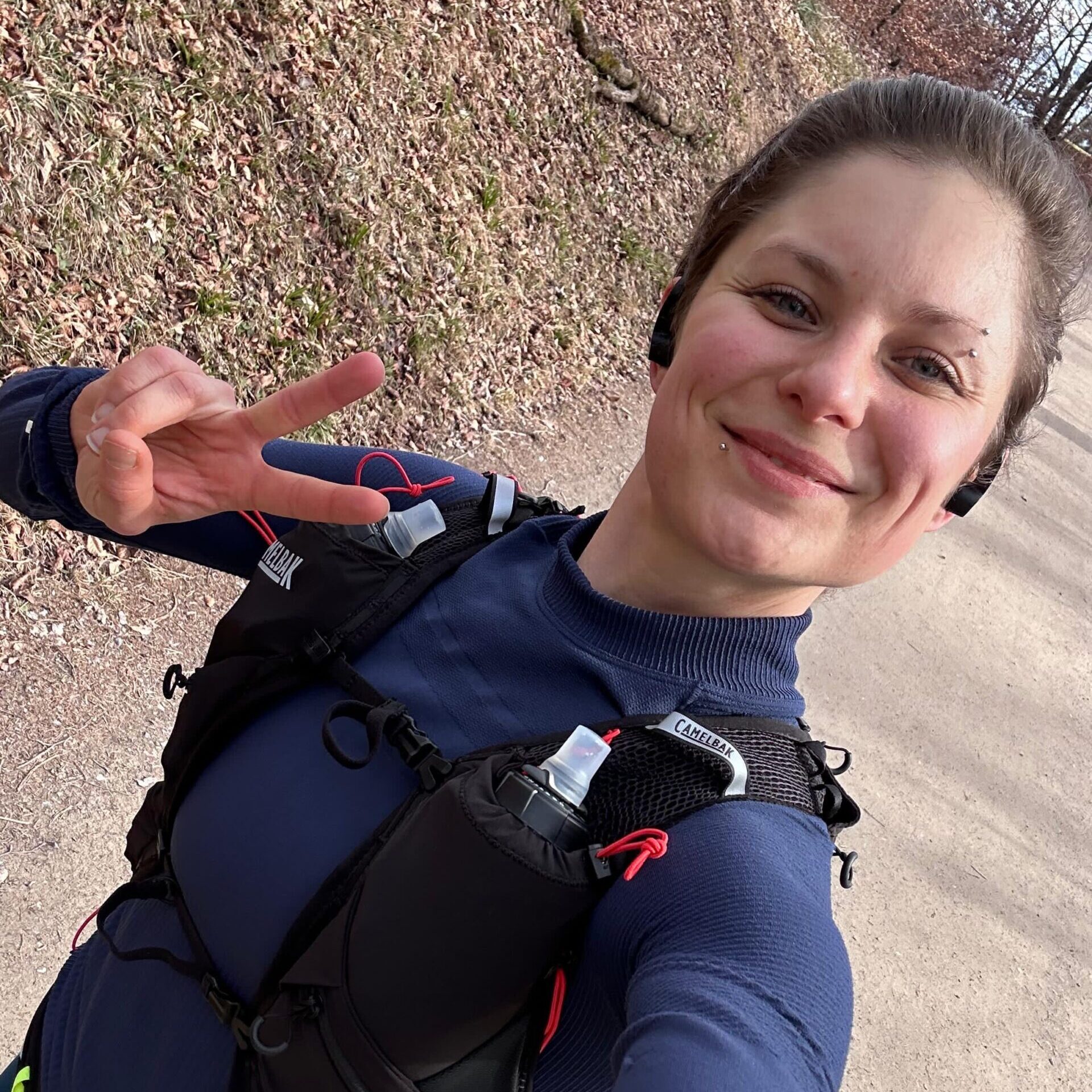 Abschalten beim Sport: Carmen Cereghetti, Palliaviva-Mitarbeiterin, setzt sich gerne Ziele.
