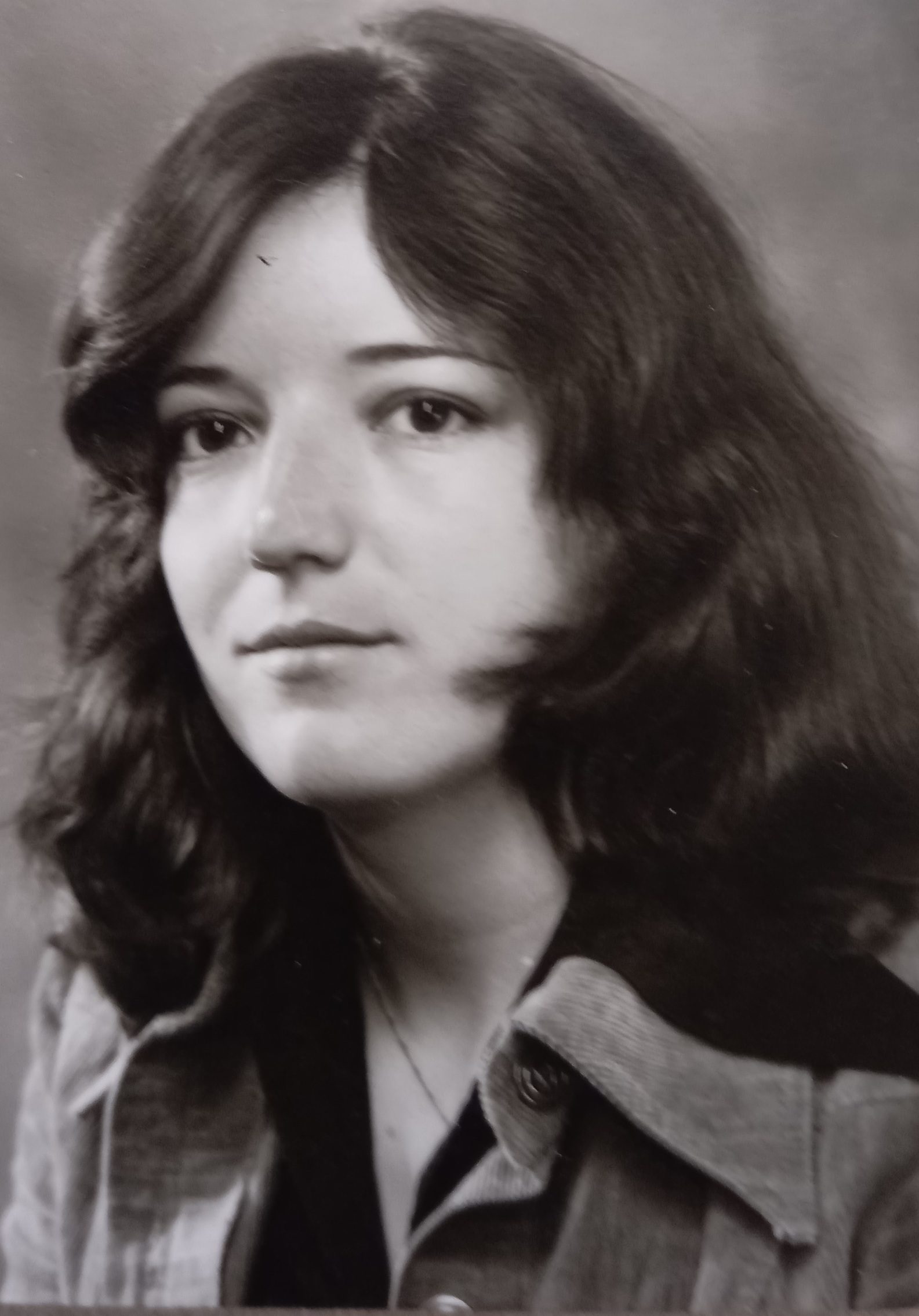 Erika Rolli in jüngeren Jahren. Das Foto entstand ca. 1980.