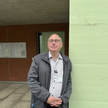 Porträt von Volker Schmitt, Palliativseelsorger.