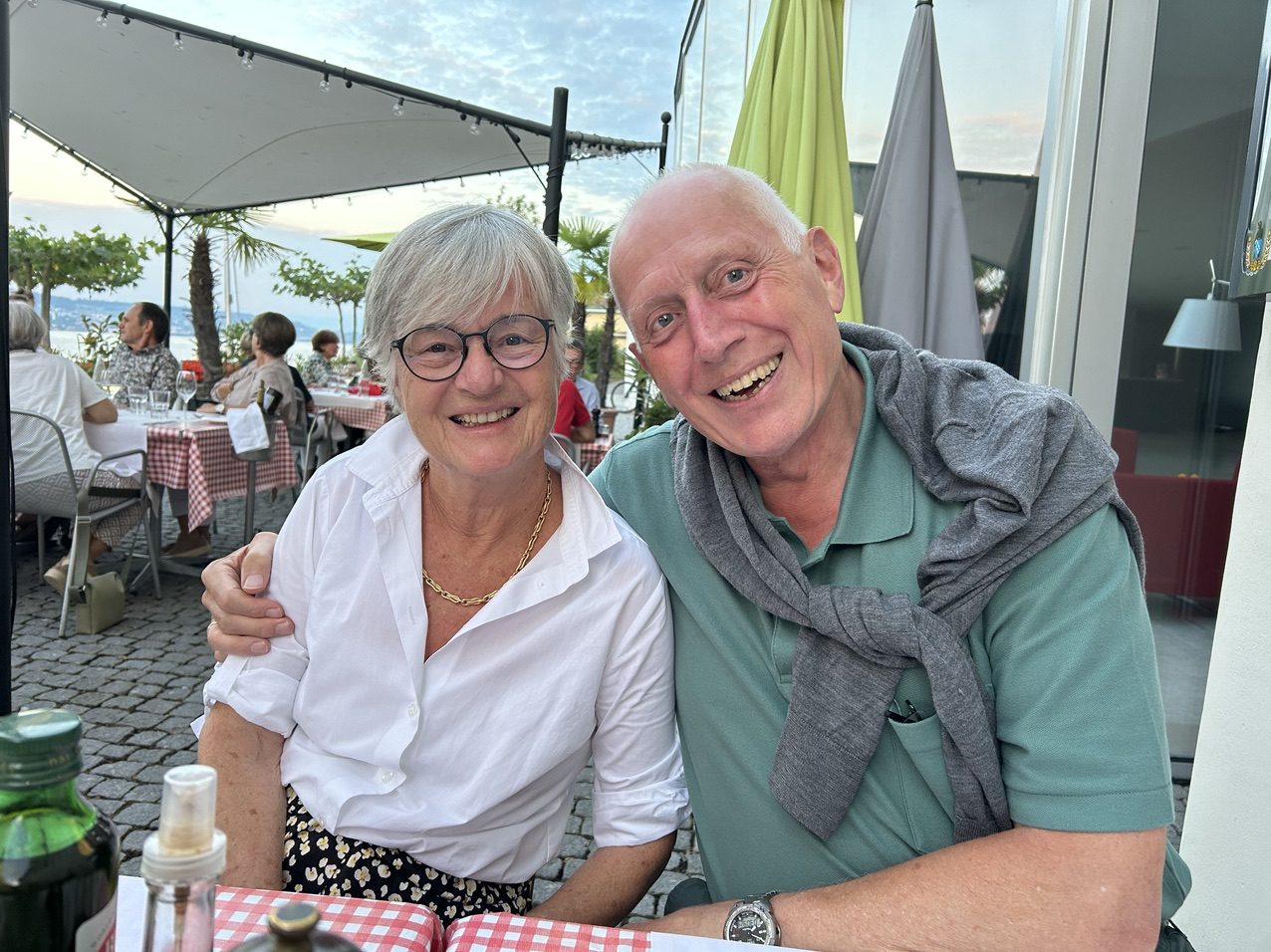 Willy Baumann mit seiner Frau Regula.