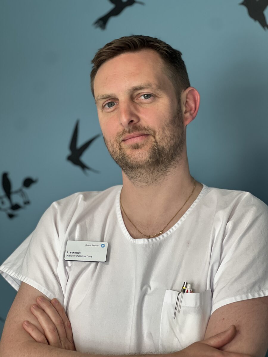 Alf Schmidt, Palliativarzt im Spital Bülach.